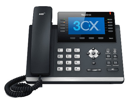 Professionelles VoIP-Tischtelefon für die Rezeption